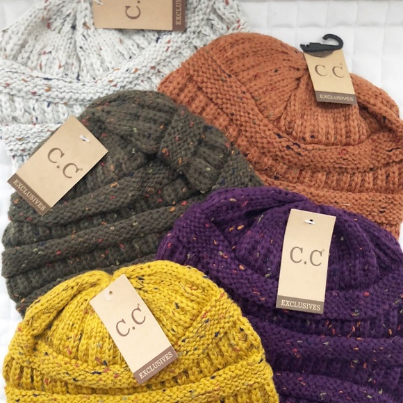 Rust Confetti CC Beanie - Picture 2 of 2